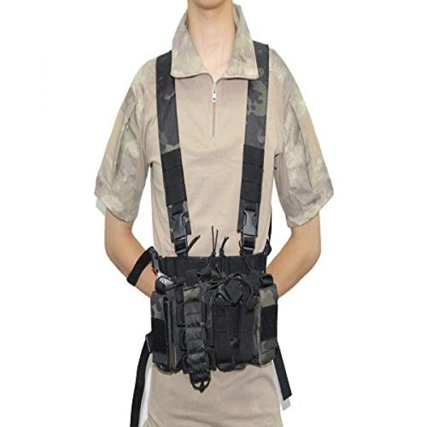 BGJ Airsoft Tactical Vest 7 BGJ Military Equipment Tactical Vest Airsoft Paintball Carrier Strike Chaleco Chest rig Pack Pouch Light Weight Heavy Duty Vest