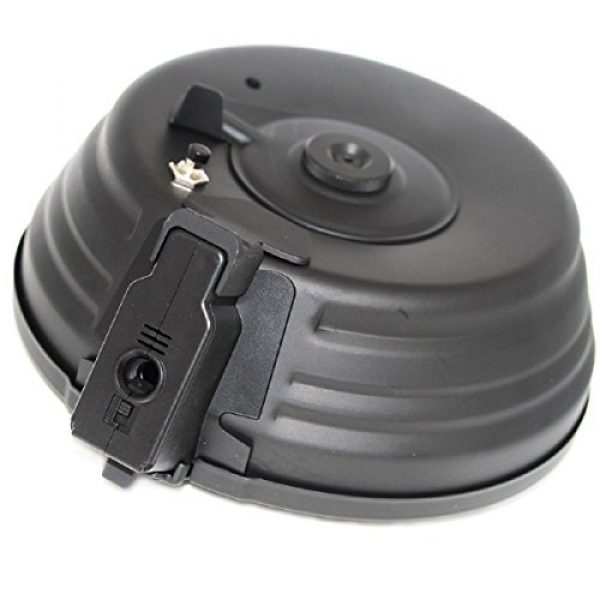 Airsoft Shopping Mall Airsoft Gun Magazine 3 Airsoft Shooting Gear CYMA 2500rd Sheet Steel Electric Drum Magazine for AK-Series AEG Black