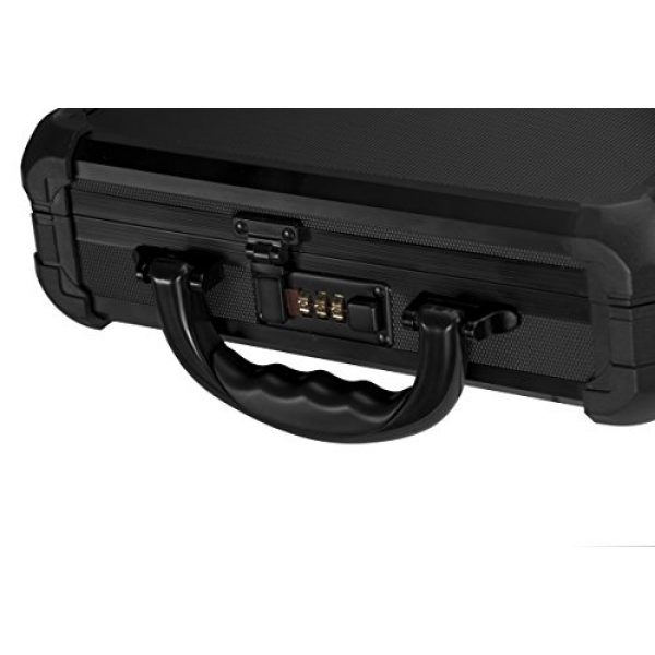 BARSKA Pistol Case 5 Loaded Gear AX-50 Hard Case, Medium, Black by BARSKA
