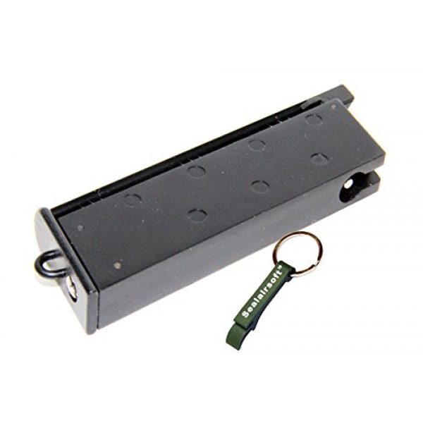 WE Airsoft Gun Magazine 1 WE 15rds Airsoft Gas Magazine TT33 Series GBB Black -Mobile Ring Included