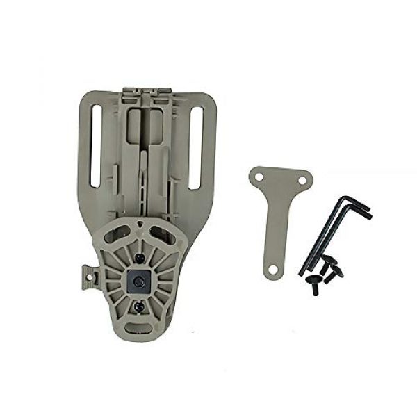TMC Airsoft Gun Holster 1 TMC Adjustable Belt Holster Drop Adapter (KK) Paintball Airsoft