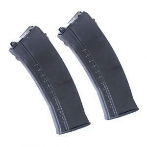 Generica Airsoft Gun Magazine 1 Generica Airsoft Spare Parts 2pcs 40rd Mag Gas Magazine for Well/WE G74A AK74 Series GBB Rifle