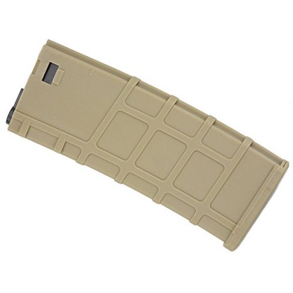 LONEX Airsoft Gun Magazine 2 LONEX Airsoft M4 M16 Scar Plastic TAN DE P Magazine 200 RDS ASG MID Cap