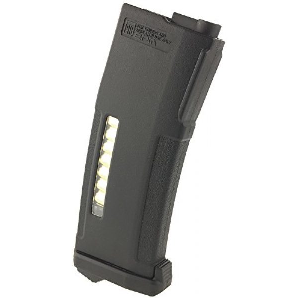 SportPro Airsoft Gun Magazine 2 SportPro 150 Round PTS EPM Polymer Medium Capacity Magazine for AEG M4 M16 Airsoft - Black