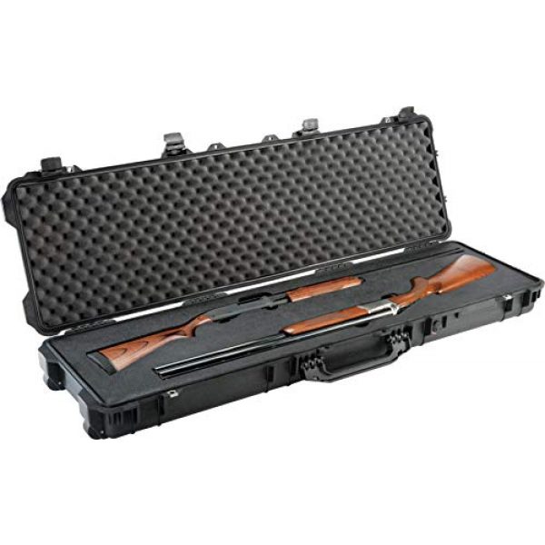 Pelican Rifle Case 4 Pelican 1750 Rifle Case With Foam (Black)