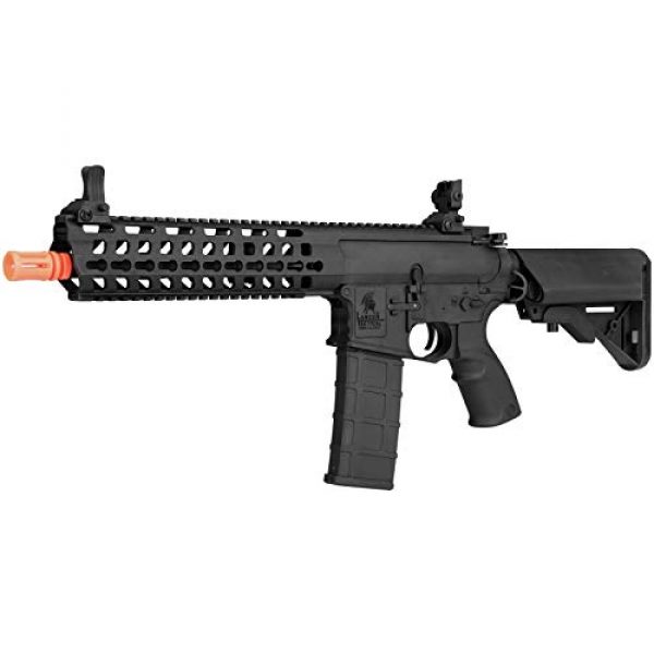Lancer Tactical Airsoft Rifle 3 Lancer Tactical 10.5" Rapid Deployment Carbine M4 RDC Airsoft AEG Rifle Low Speed Black