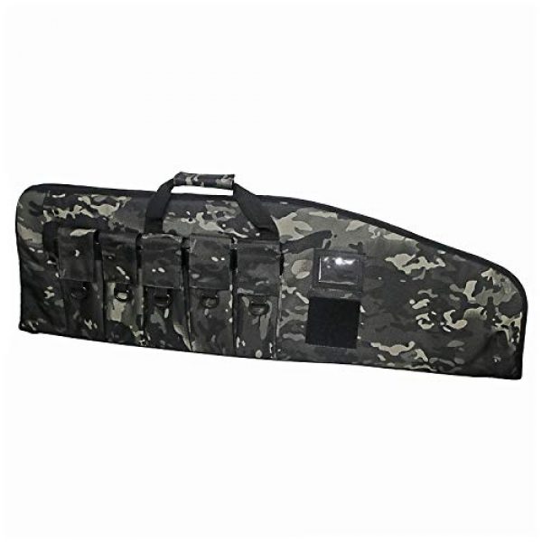 ARMYCAMO Rifle Case 1 ARMYCAMOUSA Rifle Bag Outdoor Tactical Carbine Cases Water dust Resistant Long Gun Case Bag with Five Magazine Pouches for Hunting Shooting Range Sports Storage and Transport