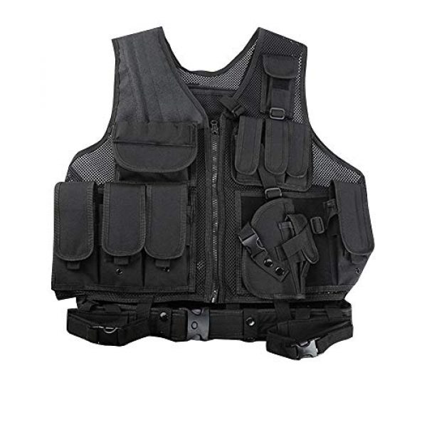 BGJ Airsoft Tactical Vest 4 BGJ Military Equipment Tactical Vest Airsoft Vest war Game Army Training Paintball Combat Protective Vest SWAT Fishing Police Vest