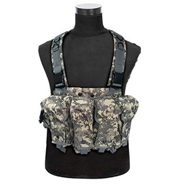 BGJ Airsoft Tactical Vest 3 BGJ Outdoor AK 47 Magazine Carrier Combat Vest Military Camouflage Tactical Vest Airsoft Ammo Chest Rig Hunting Gear