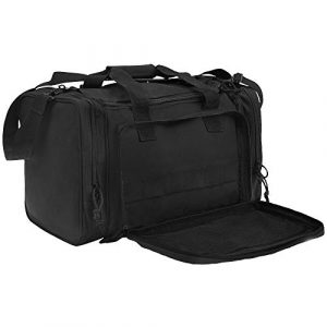 GUAWIN Pistol Case 1 Range Bag Tactical Bag Gun Bag for Handguns Pistol Durable Water Resistant Tactical Duffle Bag with Magazine Gear Accessories Pouch Suitable for Shooting Range, Hunting, Storage and Transport