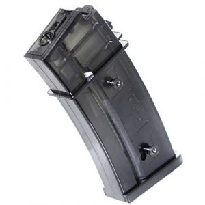 Generica Airsoft Gun Magazine 1 Airsoft Spare Parts 470rd Mag Hi-Cap Magazine for Jing Gong (JG) G36 Series AEG Black