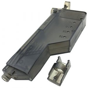 SportPro Airsoft Gun Magazine 1 SportPro 155 Round BB Speedloader Magazine Loader for AEG GBB Airsoft - Transparent