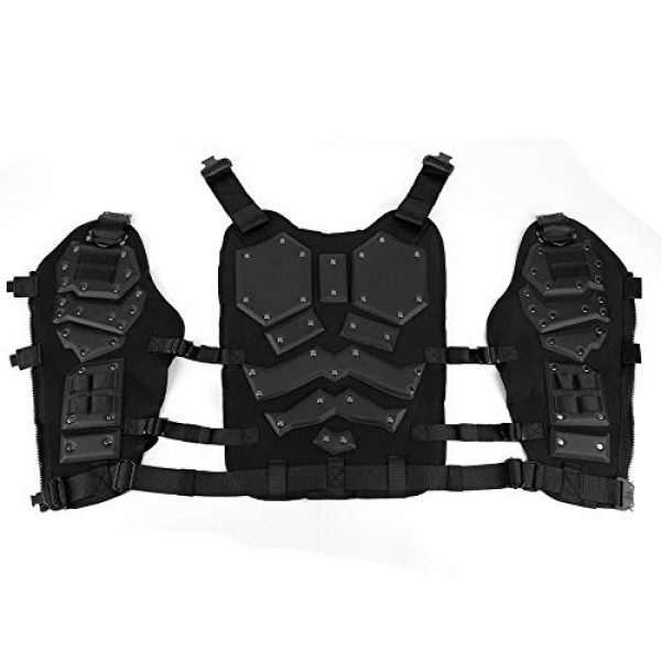 BGJ Airsoft Tactical Vest 3 Tactical Vest Protective Multi-Functional Body Armor Outdoor Airsoft Paintball CS Wargame Protection Equipment Molle Vests
