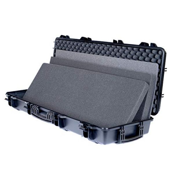 Cedar Mill Fine Firearms Rifle Case 2 Cedar Mill Fine Firearms - Slim Double Rifle Carbine Case for Scoped Rifles 2 Guns/Shotgun Bundle with Rifle Cleaning Kit for .17 - .33 (4mm - 8.3mm) Coated 36-inch Flexrod | Master Armorers