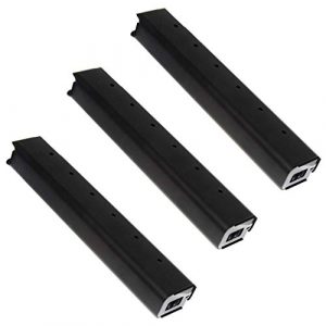 Generica Airsoft Gun Magazine 1 Generica Airsoft Spare Parts CYMA 3pcs 420rds M1A1 Hi-Cap Mag Long Type Magazine Black