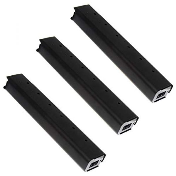 Generica Airsoft Gun Magazine 1 Generica Airsoft Spare Parts CYMA 3pcs 420rds M1A1 Hi-Cap Mag Long Type Magazine Black