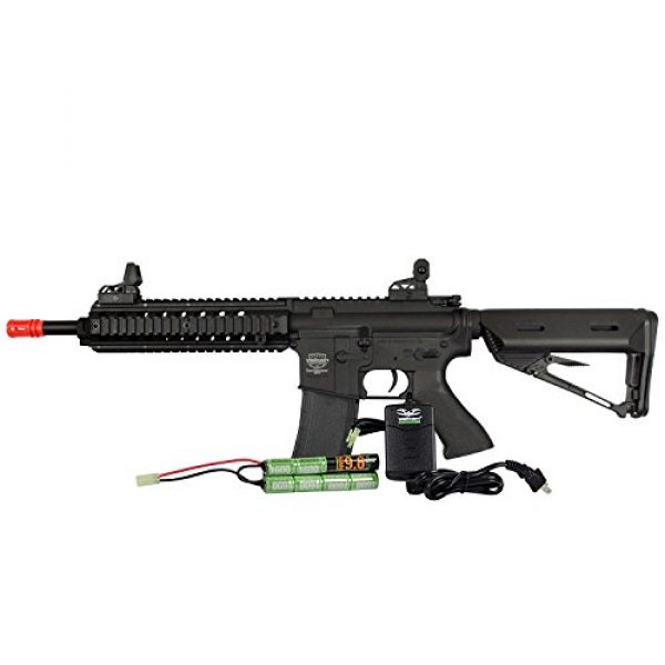 Valken Airsoft Rifle 1 Valken MOD-M-BLK Battle Machine Rifle Combo