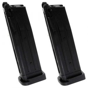 Generic Airsoft Gun Magazine 1 Airsoft Spare Parts 2pcs 30rd Gas Mag Magazine for Army R601 KJ KP-05 Zeon WE Armorer Works Tokyo Marui Hi-Capa 5.1 GBB Pistol