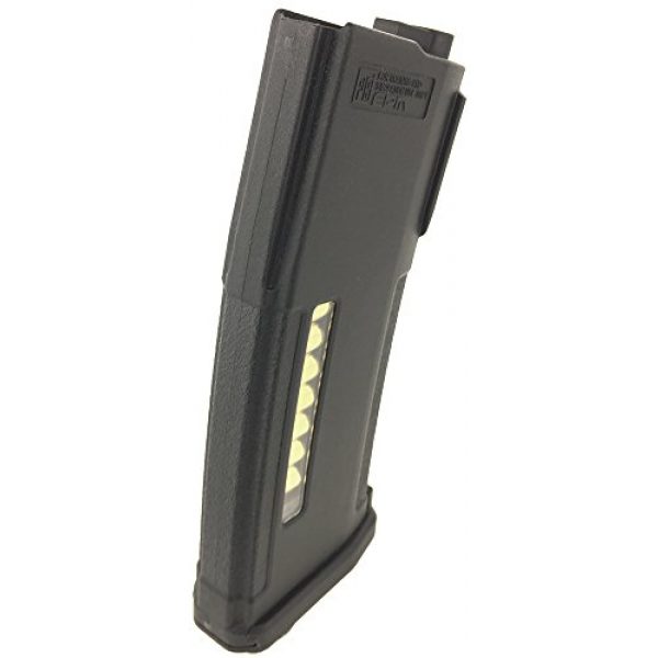 SportPro Airsoft Gun Magazine 5 SportPro 150 Round PTS EPM Polymer Medium Capacity Magazine for AEG M4 M16 Airsoft - Black