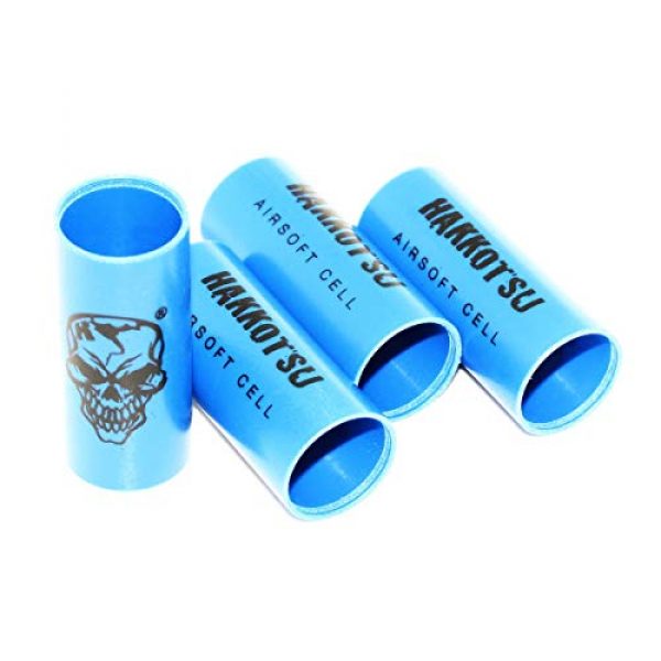 Airsoft Shopping Mall Airsoft Gun Magazine 1 Airsoft Shooting Gear APS 4pcs CO2 Ejecting Shotgun Shell Replacement Hulls for CAM870 Blue