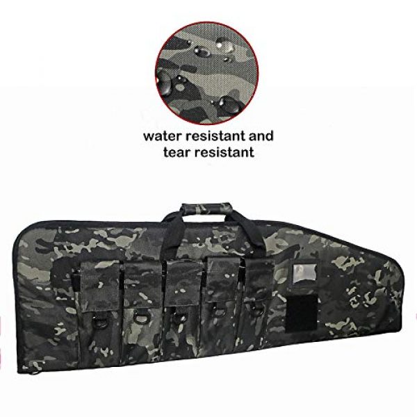 ARMYCAMO Rifle Case 2 ARMYCAMOUSA Rifle Bag Outdoor Tactical Carbine Cases Water dust Resistant Long Gun Case Bag with Five Magazine Pouches for Hunting Shooting Range Sports Storage and Transport