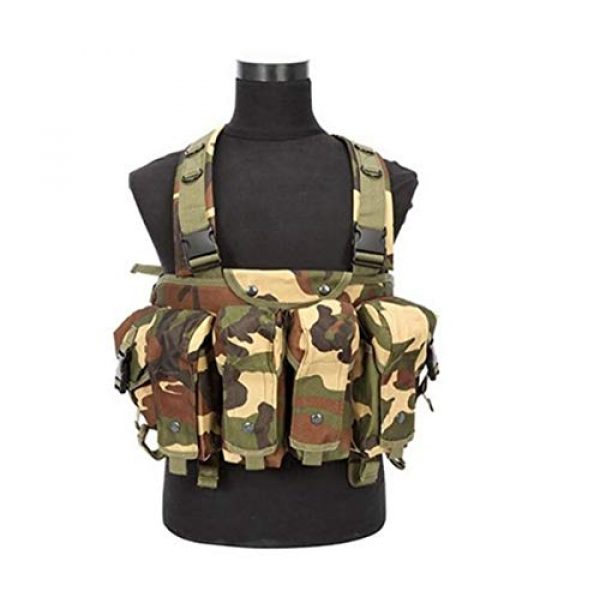 Redland Art Airsoft Tactical Vest 1 Redland Art New Camouflage Tactical Vest Airsoft Ammo Chest Rig AK 47 Magazine Carrier Combat Military Outdoor Paintball Hunting Vest Airsoft Tactical Vest
