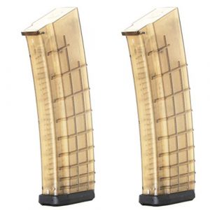 Airsoft Gang Airsoft Gun Magazine 1 Airsoft Parts 2pcs Pack CYMA 170rd Mid-Cap Waffle Magazine for AK-Series AEG Semi Transparent