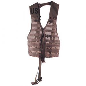 U.S. Military Airsoft Tactical Vest 1 MOLLE Fighting Load Carrier ACU Digital Previously Issued