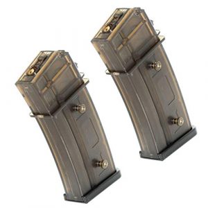 Generica Airsoft Gun Magazine 1 Generica Airsoft Spare Parts CYMA 2pcs 130rd Mid-Cap Mag Magazine for G36 AEG Semi-Transparent Brown