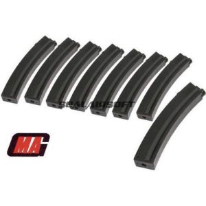 MAG Airsoft Gun Magazine 1 MAG MP5 90rd Plastic Magazine Box Set (8 Pack) (for Airsoft Toys Only)