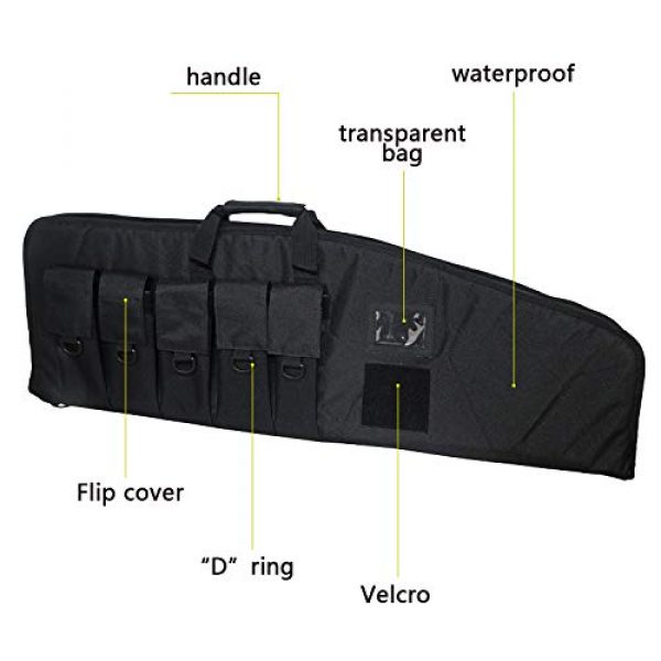 XWLSPORTS Rifle Case 4 XWLSPORTS Single Rifle Case Tactical Rifle Bag Gun Case