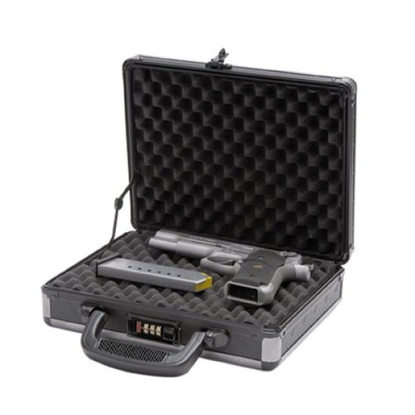 T.Z. Case International Pistol Case 2 T.Z. Case International Ironite Single Pistol Case, Black, 11.5-Inch