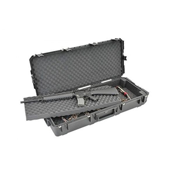 SKB Cases Rifle Case 4 SKB Ultimate Watertight Double Bow Rifle Case, Black