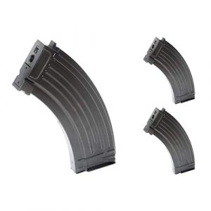 Airsoft Shopping Mall Airsoft Gun Magazine 1 Airsoft Shooting Gear APS 3pcs 500rd Hi-Cap Mag Magazine for CYMA ICS Marui JG AK AEG Black