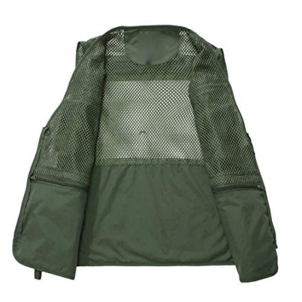 DAFREW Airsoft Tactical Vest 3 DAFREW Men's Vest Spring and Autumn Vest Multi-Pocket Convenient Vest Outdoor Fishing Vest (Color : Black, Size : XL)