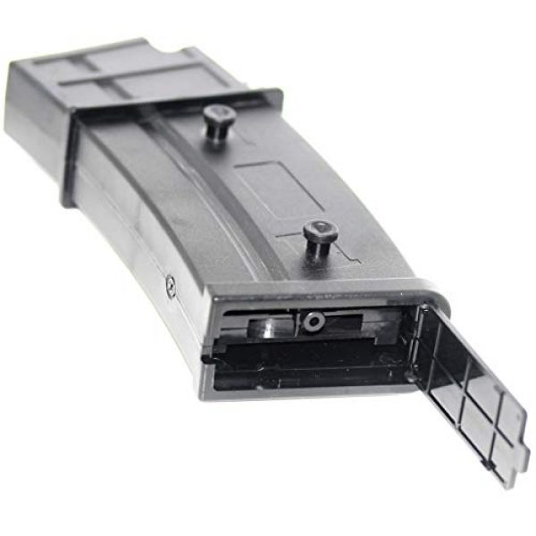 Airsoft Gang Airsoft Gun Magazine 2 Airsoft Parts Battleaxe 3pcs 430rd Hi-Cap Flash Magazine for Tokyo Marui Elite Force JG Jing Gong CYMA Classic Army ARES S&T G36 Series AEG Black