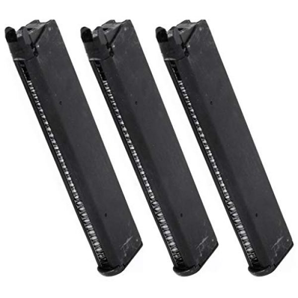 Generica Airsoft Gun Magazine 1 Generica Airsoft Spare Parts 3pcs 40rd Long Mag Magazine for Tokyo Marui M1911A1 M1911 GBB Pistol