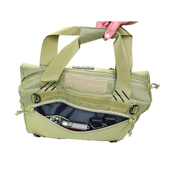 G. Outdoor Products Pistol Case 4 G. Outdoor Products GPS GPS-T1615COT Tactical Cooler with Handgun Storage in Tan, One Size