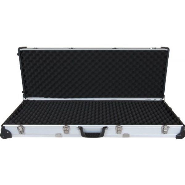 T.Z. Case International Rifle Case 2 T.Z. Case International TZM0043 SD 43 1/2 x 16 x 5-Inch Tactical Rifle Case with Wheels, Silver Dot Finish