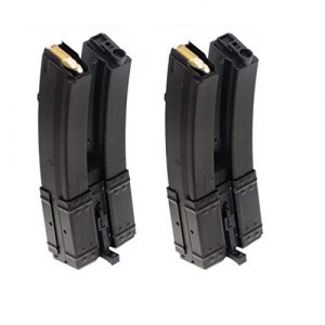 Generica Airsoft Gun Magazine 1 Airsoft Spare Parts 2pcs Pack CYMA 560rd Hi-Cap Long Dual Magazine for MP5-Series AEG Black