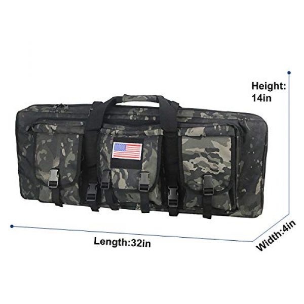 XWLSPORT Rifle Case 2 XWLSPORT Rifle Case Double Tactical Rifle Bag Gun Cases for Rifles