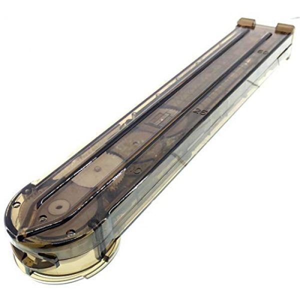 SportPro Airsoft Gun Magazine 7 SportPro Army Force 280 Round Polymer High Capacity Magazine for AEG P90 Airsoft - Transparent