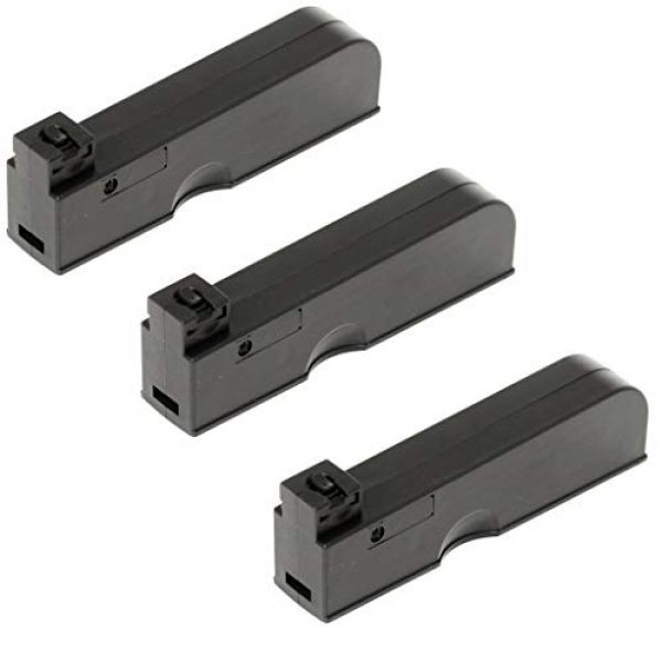 Airsoft Gang Airsoft Gun Magazine 1 Airsoft Parts 3pcs Pack CYMA 55rd Magazine for CYMA CM701 AEG Black