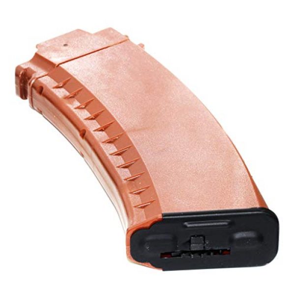 Airsoft Gang Airsoft Gun Magazine 2 Airsoft Parts Battleaxe 3pcs 480rd Hi-Cap Magazine for Tokyo Marui Next Gen Gen2 AK EBB Orange Brown
