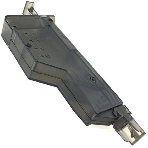 SportPro Airsoft Gun Magazine 2 SportPro 155 Round BB Speedloader Magazine Loader for AEG GBB Airsoft - Transparent