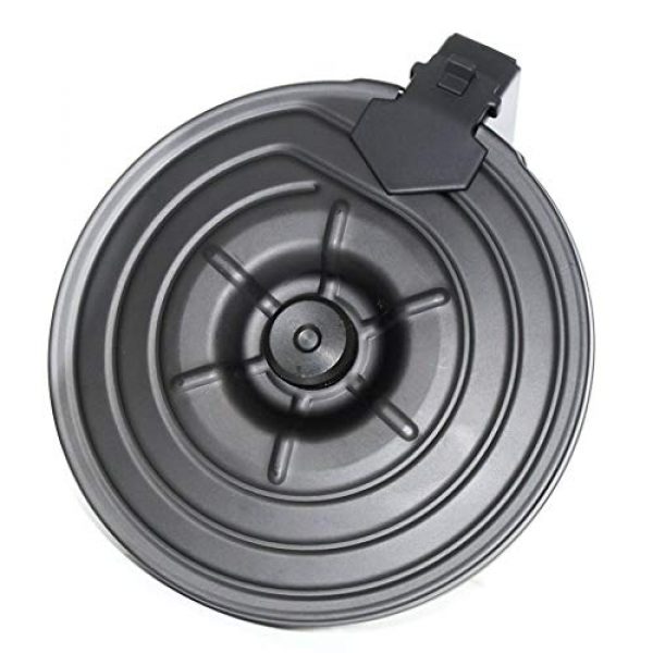 Generic Airsoft Gun Magazine 2 Airsoft Spare Parts CYMA 2500rd Sheet Steel Electric Drum Magazine for AK-Series AEG Black