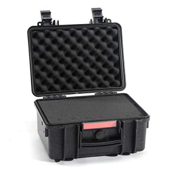 Merdia Pistol Case 4 Merdia Pistol Cases Hard Cases Handgun Case Protective Waterproof Revolvers Protective Case with Pre-Cut Foam Light Weight Easy Carrying