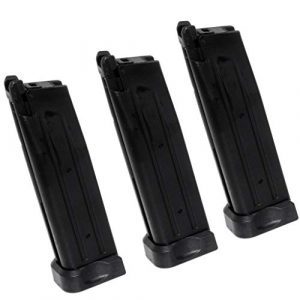 Generic Airsoft Gun Magazine 1 Airsoft Spare Parts 3pcs 30rd Gas Mag Magazine for Army R501 KJ KP-05 Zeon WE Armorer Works Tokyo Marui Hi-Capa 5.1 GBB Pistol