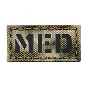 Tactical Freaky Airsoft Morale Patch 1 Mini 1x2 IR Multicam MED Medical EMS Tactical Morale Hook&Loop Patch