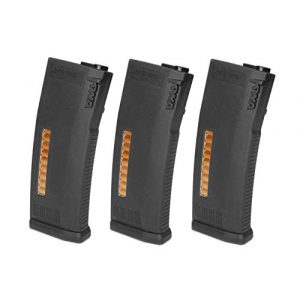KWA Airsoft Gun Magazine 1 KWA Airsoft MS120 Magazine- Black-3pack Enhanced Polymer 120 Rounds